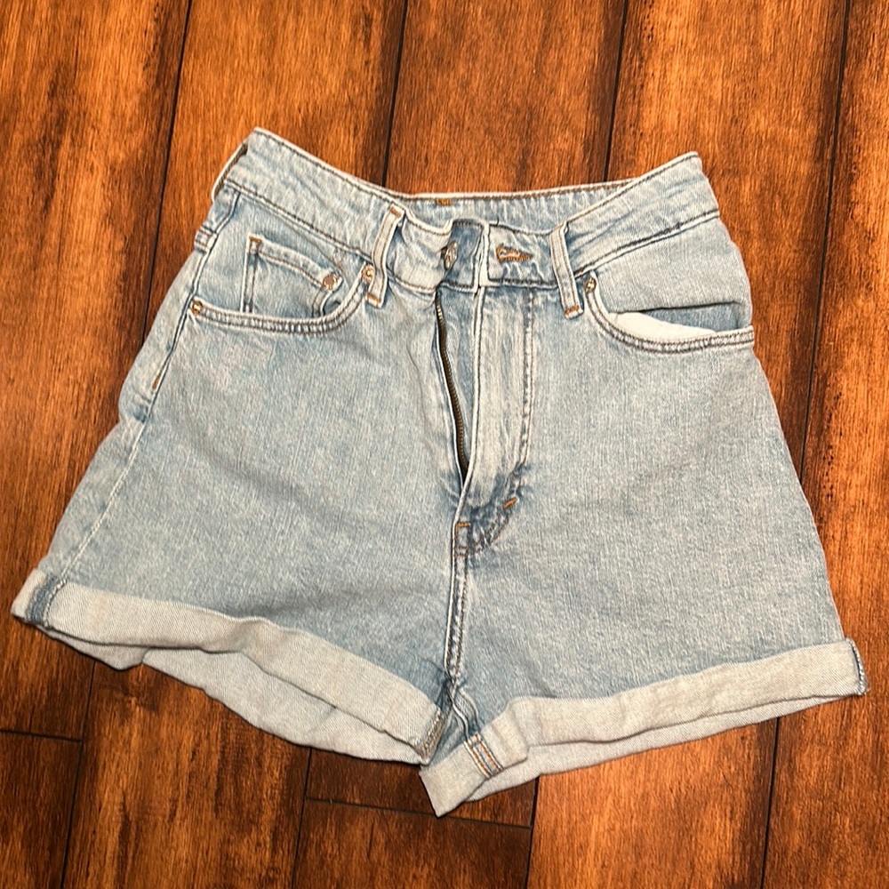 Denim shorts